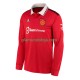 Camisola Manchester United Homem Equipamento Primeiro 2022-2023 Manga Comprida